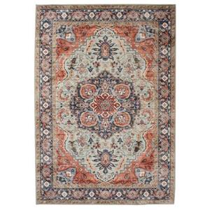 Heritaged Vintage buitenkleed - Valenca Fino groen|blauw - 80x150 cm
