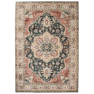 Heritaged Vintage buitenkleed - Valenca Fino groen|rood - 80x150 cm
