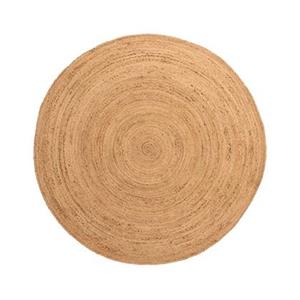 Boho&me Jute vloerkleed rond - Boho & me - naturel - 120 cm rond
