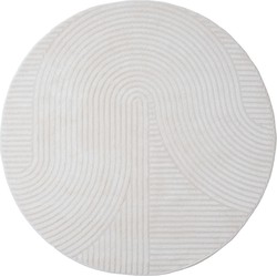 Veer Carpets  Vloerkleed Ella Cream Rond ø160 cm