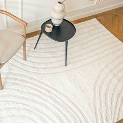 Interieur05 Vloerkleed Vidar creme|wit - 140 x 200 cm - (S)