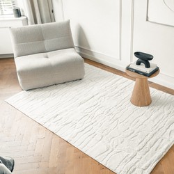 Interieur05 Vloerkleed Bjorn creme|wit - 160 x 235 cm - (M)