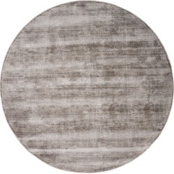 Veer Carpets  Vloerkleed Cos - Viscose Taupe Rond ø150 cm