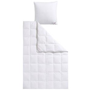 Haeussling Donzen dekbed + hoofdkussen Swiss Royal Dekbedden-set met hoofdkussen, 135x200 of 155x220 cm, zomer, winter (voordeelset)