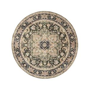Heritaged Rond Vintage buitenkleed - Valenca Fino beige|groen - 200 cm