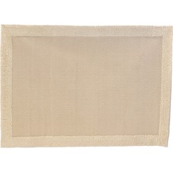 Giga Meubel  Vloerkleed Rechthoek - Taupe Wol - 160x230x2cm - Norah