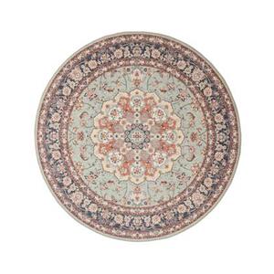 Heritaged Rond Vintage buitenkleed - Valenca Nova saliegroen|rood -