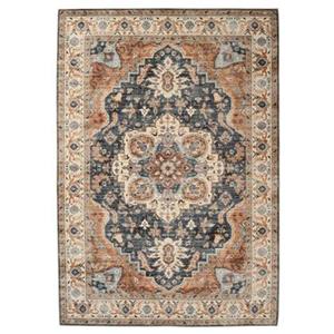 Heritaged Vintage buitenkleed - Valenca Fino goud|blauw - 230x330 cm