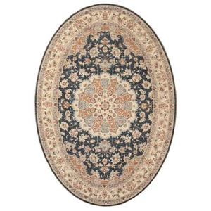 Heritaged Buitenkleed ovaal Vintage - Valenca Nova goud|blauw -