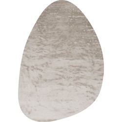 Veer Carpets  Vloerkleed Morbido Taupe 5529 - Kiezelvormig 160 x 230
