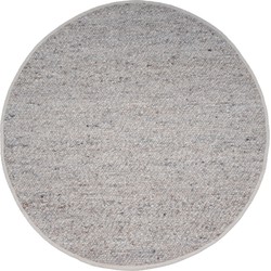 Veer Carpets  Vloerkleed Stone Licht Grijs 421 - Rond ø160 cm