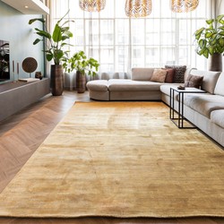 Interieur05 Vloerkleed Felva Goud Rechthoek Viscose 160 x 230 cm