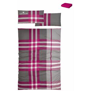 TOM TAILOR HOME Overtrekset Nick in mt. 135x200 of 155x220 cm Biber heerlijk warm in de winter, met gratis gastenhanddoek