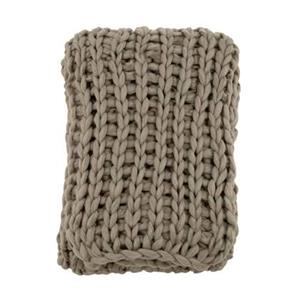 Nest living Verena plaid bruin - 170 x 130 cm