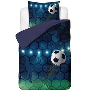 SlaapTextiel Kinderdekbedovertrek Voetballen Maar!