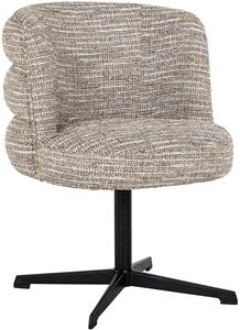 Richmond Interiors Richmond Draaibare Eetkamerstoel Chadwick Geweven stof - Beige