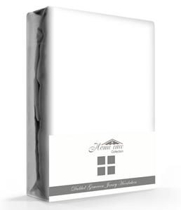 Home Care Dubbel Geweven Hoeslaken Wit  Wit-80/90 x 200/220 cm
