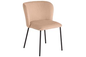 Invicta Interior Stoel LYON roze koord zwart metaal rek - 44962