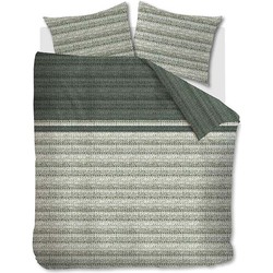 Beddinghouse Dekbedovertrek Lorena Grey Green-Lits-jumeaux (240 x 200/220 cm)