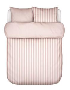 Marc O'Polo Classic Stripe Dekbedovertrek 140x200/220 Rose smoke