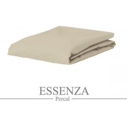 Essenza Black Line Essenza Hoeslaken Percal Beige-140 x 200 cm