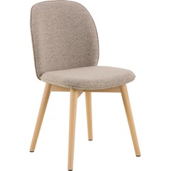 Bendt Eetkamerstoel Ryna Bouclé - Beige