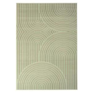 Tapeso Japandi vloerkleed - Ease Akira zachtgroen - 160x230 cm