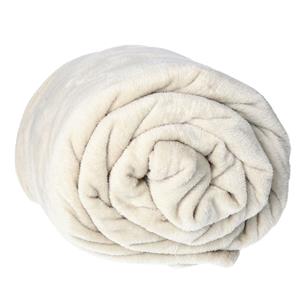 Giftdecor Fleece deken/plaid - bruin - polyester - 130 x 160 cm - Fluffy/zachte stof -
