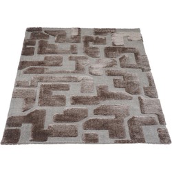 Veer Carpets  Vloerkleed Liana Bruin 200 x 290 cm