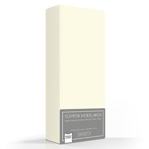 Romanette Hoeslaken Topper Double Jersey Ivoor-160/180 x 200/210/220 cm