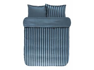 TotaalBED Dekbedovertrek Classic Stripe Deep blue |  2-persoons