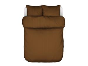 TotaalBED Dekbedovertrek Mulji Toffee brown |  2-persoons