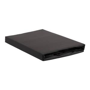 Ambiante Cotton Uni Hoeslaken 140 x 200 cm - Antraciet