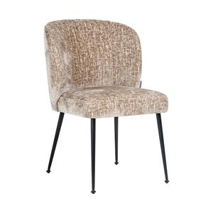 Richmond Interiors Richmond Eetkamerstoel Fallon Chenille - Shitake