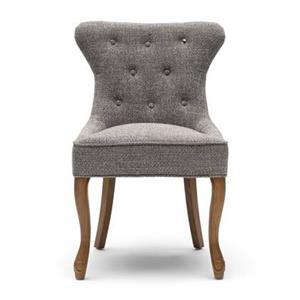 Rivièra Maison Eetkamerstoel George Chenille Jacquard - Bright Taupe