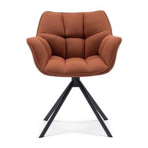 Rivièra Maison Draaibare Eetkamerstoel Carnaby - Autumn Brown