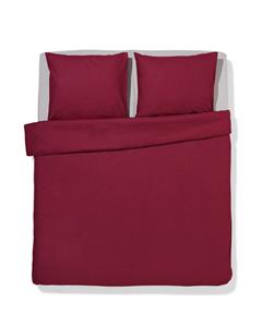 HEMA Dekbedovertrek 200x200/220cm Zacht Katoen Rood (rood)