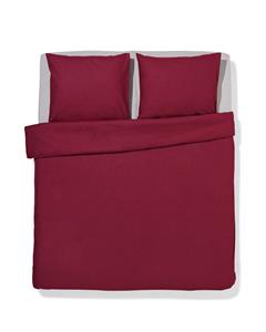 HEMA Dekbedovertrek 240x200/220cm Zacht Katoen Rood (rood)