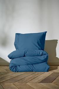 Auping Navy Blue Satin dekbedovertrek 140x200/220 Navy