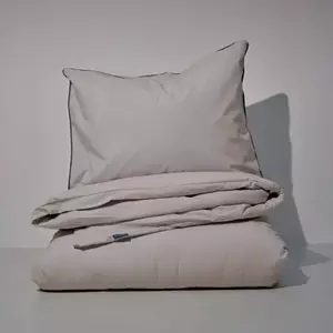 Auping Sand beige Percale Dekbedovertrek