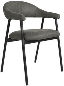 Eetkamerstoel Amaze - Antraciet - Micro Suede
