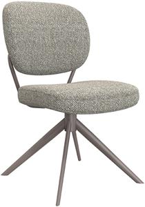 Eetkamerstoel Geneva - Truffel grijs - Boucle