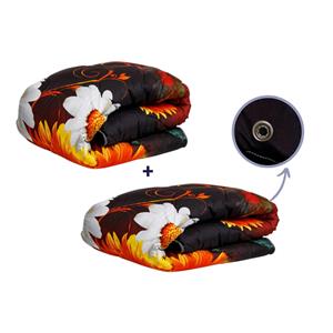 Zelesta Easy - zonder overtrek Dekbed Easy Summer Flower - 240x200 cm (Lits-Jumeaux) -  - 300 gram p/m2 - 