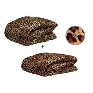 Zelesta Easy - zonder overtrek Dekbed Easy Jaguar Skin - 140x200 cm (Eenpersoons) -  - 300 gram p/m2 - 