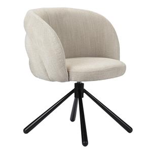 Industrielemeubelshop Eetkamerstoel Pebble - beige