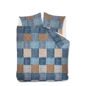 Ariadne at Home dekbedovertrek Wool Shades - blauw - 200x200/220 cm