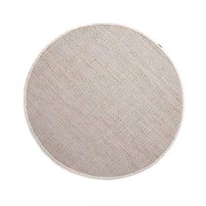 Nordic Weavers Rond wollen vloerkleed Lett - wit|beige - 250 cm rond