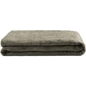 Leen Bakker Plaid Jerdy - groen - 130x170 cm