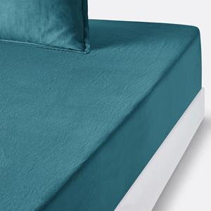 LA REDOUTE INTERIEURS Hoeslaken in gewassen linnen, omslag 35 cm, Linot