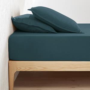 LA REDOUTE INTERIEURS Hoeslaken in gewassen linnen, omslag 35 cm, Linot
